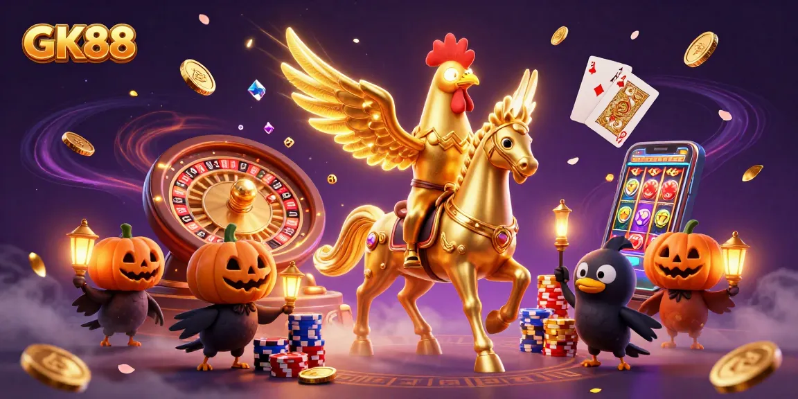 Experience GK88's vibrant casino atmosphere with exciting games and dynamic elements.