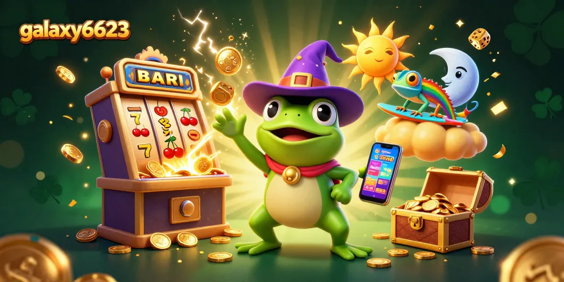 Win big with galaxy6623 in this vibrant slot game scene featuring stunning jackpot elements.