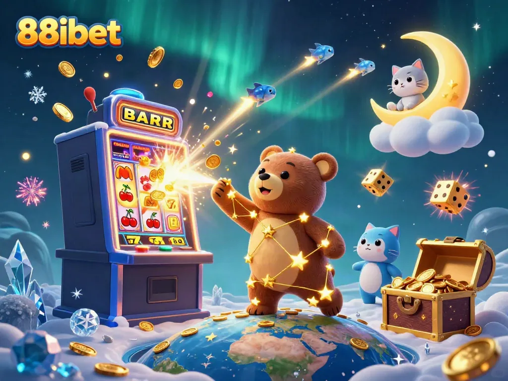 Experience thrilling wins at 88ibet with vibrant jackpot scenes featuring golden coins and dazzling casino elements.