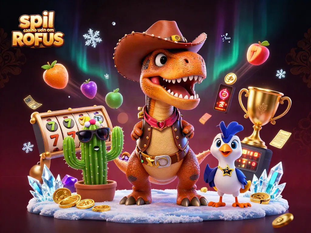 Engage in thrilling gameplay at spil casino uden om ROFUS with dynamic characters and rich casino elements.